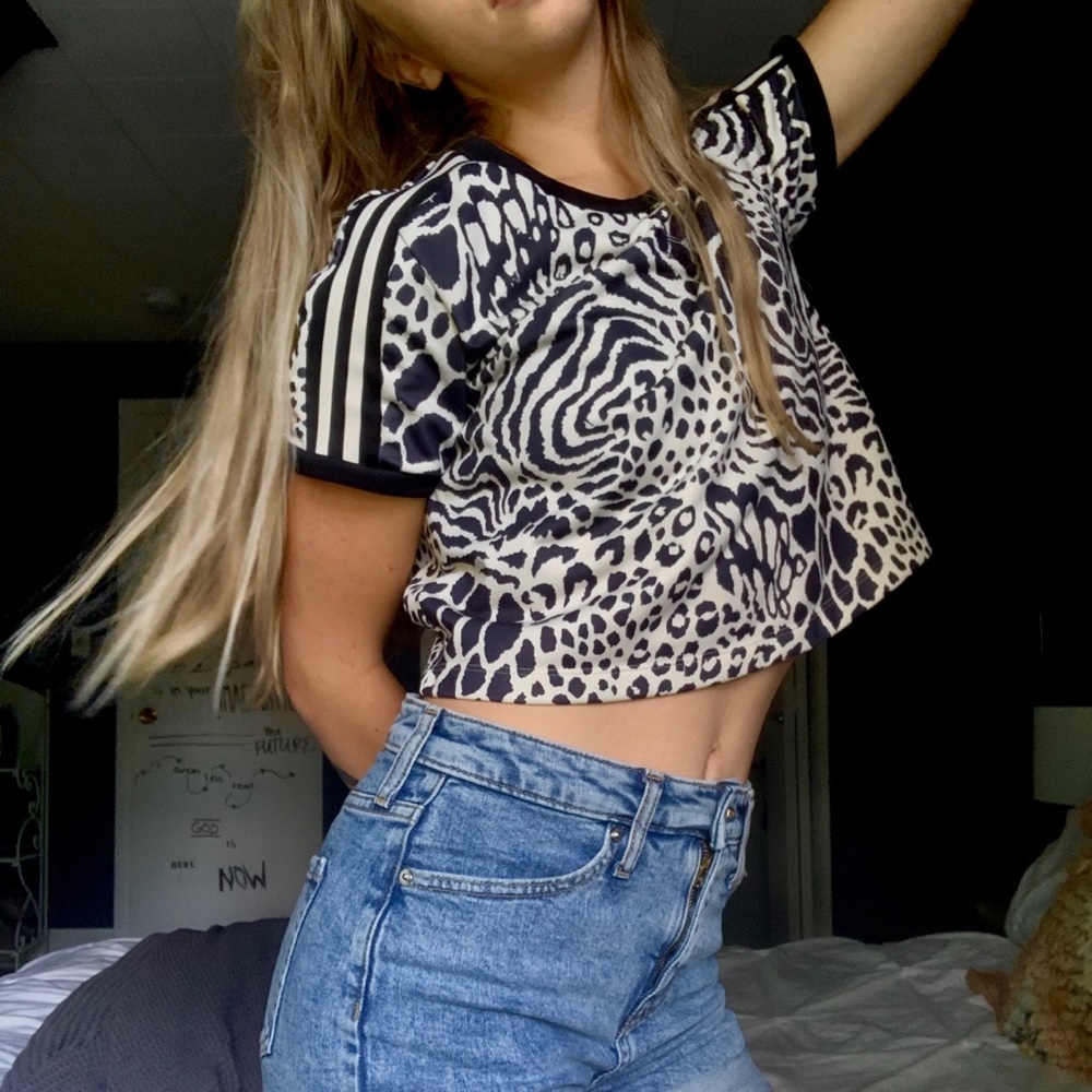 Adidas Printed Crop Top